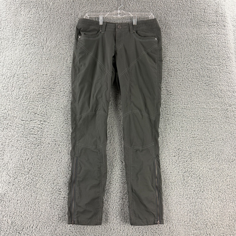 Kuhl Inspiratr Ankle Zip Pants Womens Size 6 Gray Hiking Outdoors Casual Travel